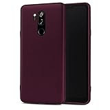 X-level LG G7 ThinQ Case, Mobile Phone Case [Guardian Series] Soft TPU Matte Finish Slim Fit Ultra Thin Light Protective Cell Phone Back Cover for LG G7 ThinQ (WineRed)