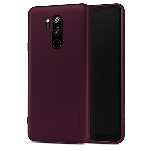 X-level G7 ThinQ Case, Mobile Phone Case [Guardian Series] Soft TPU Matte Finish Slim Fit Ultra-Thin Light Protective Cell Phone Back Cover for G7 ThinQ (WineRed)