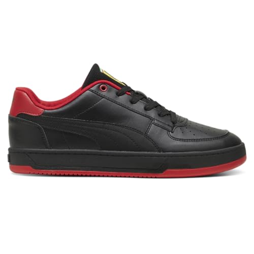 PUMA Mens Scuderia Ferrari Caven 2.0 Lace Up Sneakers Shoes Casual - Black, Red - Size 9 M