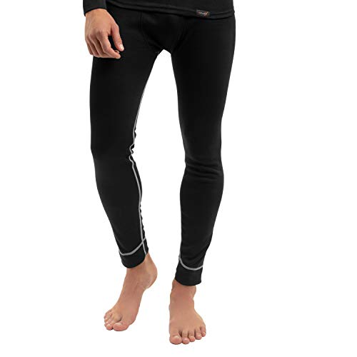 CFLEX Herren Ski- & Thermohose - warme Unterwäsche lang POLARDRY - Schwarz-Grau XXL Cover