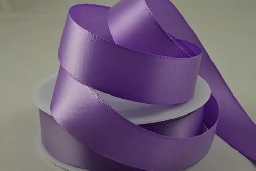 Oakwood Archer Double Faced Satin Ribbon, Iris, 10mm x 25m