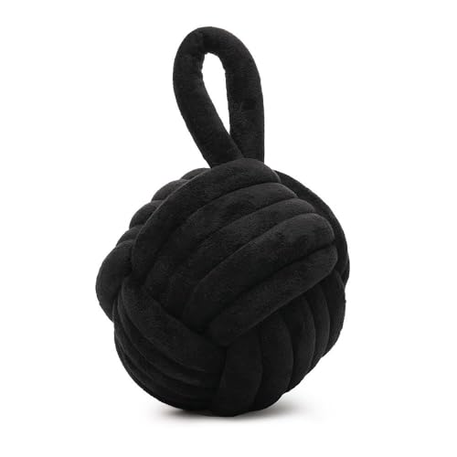 Cale-porte en peluche et corde A2Z decor chic et elegant lestes en pierre - 2