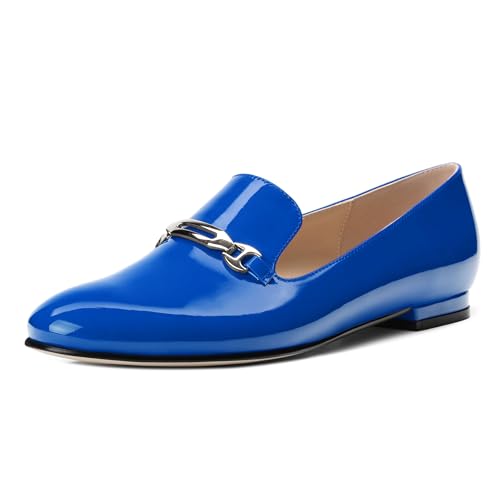 Image of Women's Loafers, Slip On Round Toe Comfortable Flats for Women Dressy and Work, Womens Business Casual Shoes