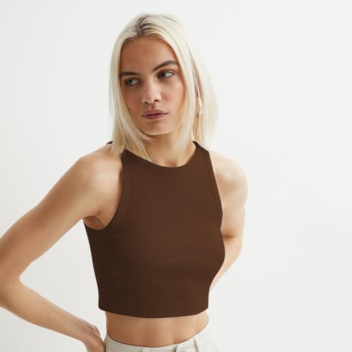 Image of KERI PERRY Tops for Women Crop Top for Women's Tank Activewear Tee Sports Western Casual Cotton Camisole Pack of 3 Combo