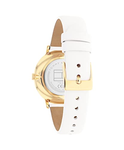 Image of Tommy Hilfiger Quartz Multifunction Silver Dial Leather Strap Watch for Women-TH1782605