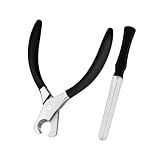 HEYCROWN 大型犬用爪切り ワイドジョーオープニング 高耐久 犬用ネイルトリマー 猫の爪切り(ブラック)