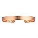 Copper Compression Pure Copper Bracelet for Arthritis - 99.9% Pure Copper Magnetic Therapy 12 Magnet Bangle Bracelet for Men + Women. Therapeutic Golf Bracelets, Carpal Tunnel, RSI Joint Pain