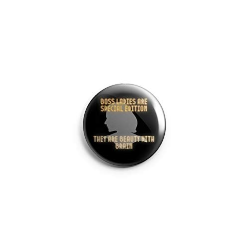 AVI Regular Size Fridge Magnet Metal Black Boss Ladies are Special Edition Attitude Quote 58mm MR8002275