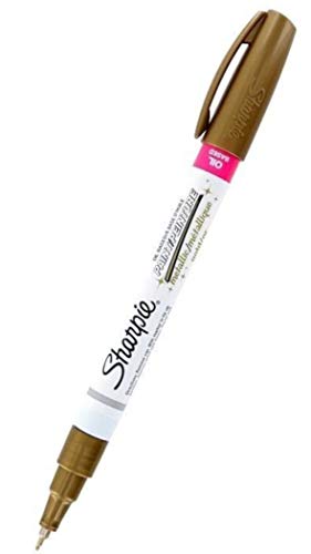 Sharpie Poster-Paint Marker, Water-Based, Extra-Fine Point, Gold (35532)