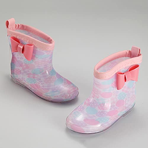 Toddler Kids Rain Boots Cartoon Bowknot Infant Boys Girls PVC Rain Boots Non Slip Shoes Bog Winter Boots for Boys2