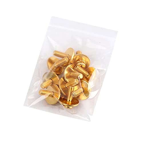 ibasenice 10pcs Golden Drum Lug Mounting Screws Washers Ear Screws for Snare and Drum Parts Essential Accessories for Drummers miniatura 1