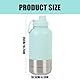 950ML 3-in-1 Hundetrinkflasche, Isolierte Edelstahl Flasche mit Napf, Hundeflasche mit Futterbehälter, Wasserflasche mit Futternapf und Wassernapf, Napf, Hund, Reisen, Spaziergang, Wandern