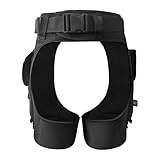 kowaku Wetsuit Pants 3mm Neoprene, Adjustable Waist Belt Diving Shorts, Wetsuit Shorts for Swimming Water Sports Snorkeling, S M