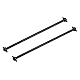 sourcing map 2Stk. 100mm Auto Dogbone Antriebswelle für 1/10 RC PKW Schwarz