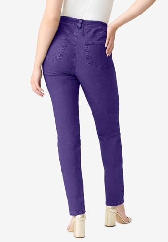 Roaman's Women's Plus Size Plus Size Classic Stretch Straight Leg Jean2