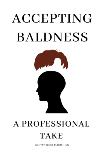 Accepting Baldness - A Professional Take: Funny Blank Lined notebook disguised as a real A5 paperback - prank joke gift for friends