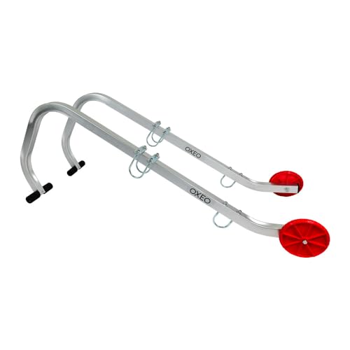 Crochets de faîtage pour échelles - Adaptateur de Toit pour Échelle - Alliage d'aluminium - 150kg max