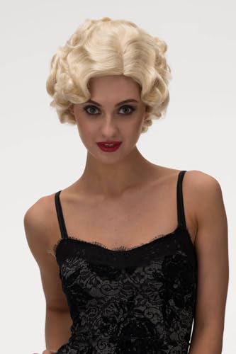 Perruque blonde courte 1930 pour changer de tête sans couper