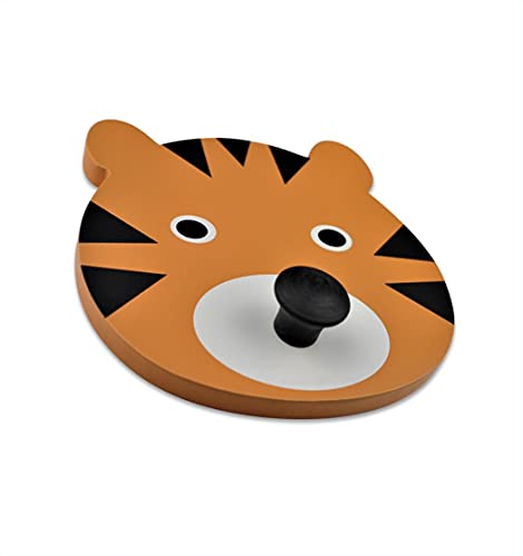 mokinu® Garderobenhaken für Kinder – Tiger Tierkopf Kleiderhaken aus...
