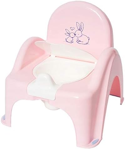 Pot de toilette musical pour bébé enfant fauteuil chaise thème Lapin couleur Rose