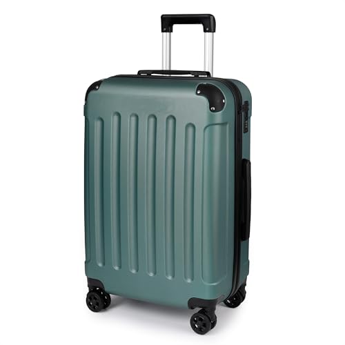 TANTOMI Koffer Groß, Reisekoffer, Hartschalenkoffer Trolley Koffer mit Rollen, Koffer mit 3-Stelliges Codeschloss, Zahlenschloss Teleskopgriff, Suitcase für Reisen Geschäft
