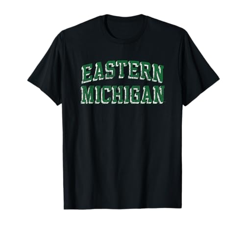 Eastern Michigan Eagles Vintage Block Officially Licensed T-Shirt