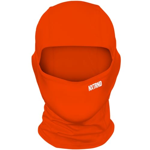 Nxtrnd Breathable Ski Mask Lightweight Balaclava Moisture-Wicking Shiesty (Orange)