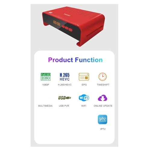 Décodeur DVB-S2 HD résout les pannes de réception avec son décodeur mini 1080p
