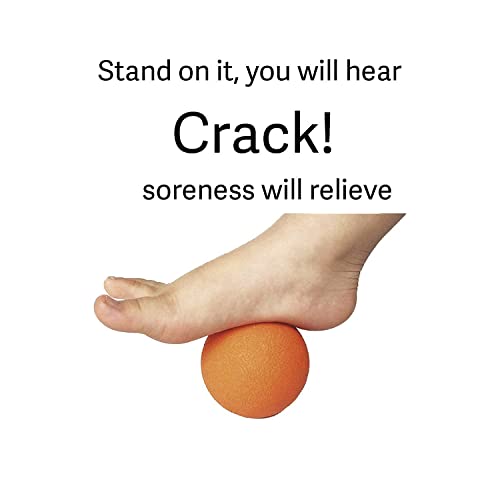 Massage Lacrosse Ball For Myofascial Release, Deep-Tissue Massage, Sore Muscles, Trigger Point Therapy, Muscle Knots, Targeted Foot Pain Relief And Yoga Therapy #TOP5
