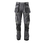 DEWALT Men's Fairhaven Pro-Stretch, Slim Fit, Holster Pocket Work Trousers, Grey, W32/L31