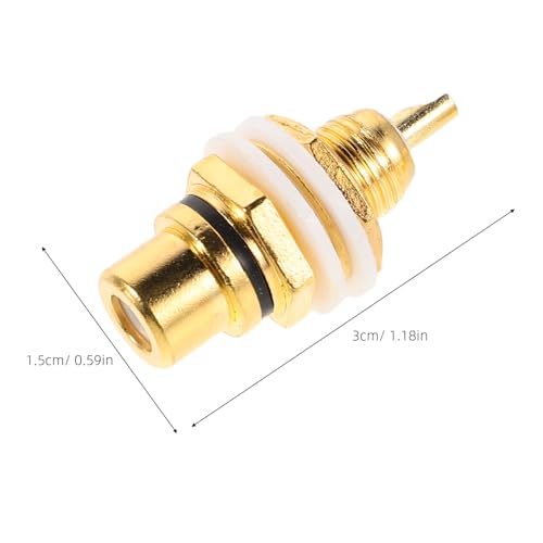 Conector de audio tipo lotus con enchufe de horquilla SHINEOFI para un sonido sin interferencias 2