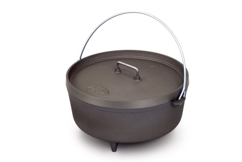 GSI Outdoors 10" Hard Anodized Dutch Oven Made from Aluminum for Lightweight and Efficient Heating