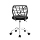 FurnitureR Zahnarztstuhl, um 360 ° drehbar, Farbiger Hocker für Zahnassistenten, höhenverstellbar, ergonomisch, für Zahnarztpraxen, Massagesalons, Büro, Klinik, 38,5 x 40 x 87 cm, Schwarz