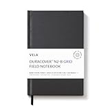 Vela Sciences Field DuraCover Notebook, 5.5 x 8.5 inches, 136 pages (1-Pack, Grid)