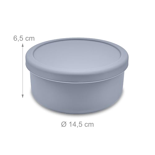 Boîte à pâte en silicone pour congélation Relaxdays