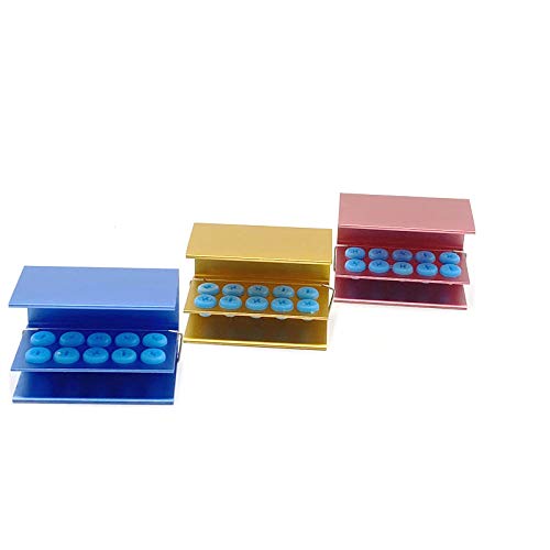 Nski NSKI-10 HOLES BUR BLOCK 3Pcs 10 Holes Dental Burs Holder Block Case thumb #1