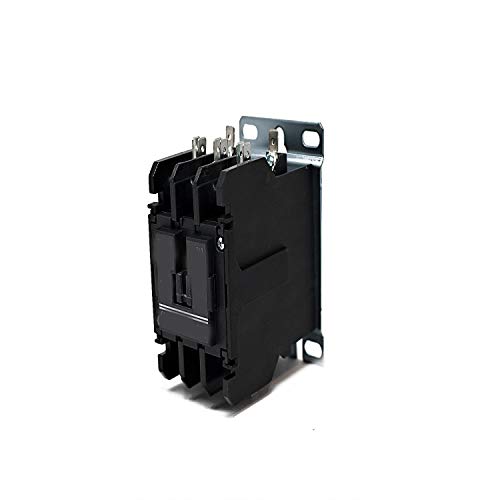 PLXparts C25DND330A 3 Pole Contactor, 30A Current Rating, 2 Max HP Single Phase at 115V, 230V 480V, 120VAC Coil Voltage Eaton Replacement