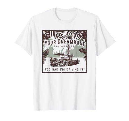 T-shirt Jungle Cruise Disney graphique humoristique en coton col rond pour adulte