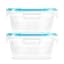 Amazon.com: Snapware Total Solution 3-Pack (8.5-Cup) Plastic Food ...