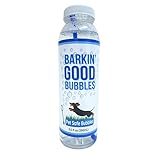 Barkin’ Good Bubbles, Dog Toy, 9.5 fl oz Natural Plant-Based Chicken-Scented Bubble Solution, Great for Indoor & Outdoor Play, Blue