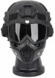 El conjunto de casco táctico es un equipo esencial for los entusiastas de los deportes al aire libre que aman la aventura y el desafío. Es adecuado for varios escenarios y actividades, como entrenamiento militar, caza, campamentos, caminatas, etc. También es el mejor regalo for sus amigos y familiares.