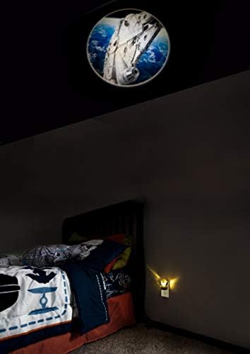 Projectables LED Night Light Projector, Plug-in, Dusk-to-Dawn, Collector’s Edition, Ceiling, Wall, or Floor, Ideal for Bedroom, Nursery, 43646, Star Wars | 6-Image