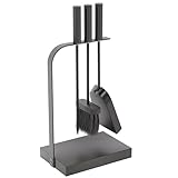 Mesurant environ 66 cm de hauteur, cet ensemble compagnon a la taille parfaite pour la plupart des cheminées. Il n'est ni trop grand ni trop petit, ce qui en fait un excellent choix pour ceux qui veulent un ensemble à la fois fonctionnel et élégant. La taille garantit que l'ensemble peut être facilement rangé lorsqu'il n'est pas utilisé, ce qui en fait un ajout pratique à tout intérieur.