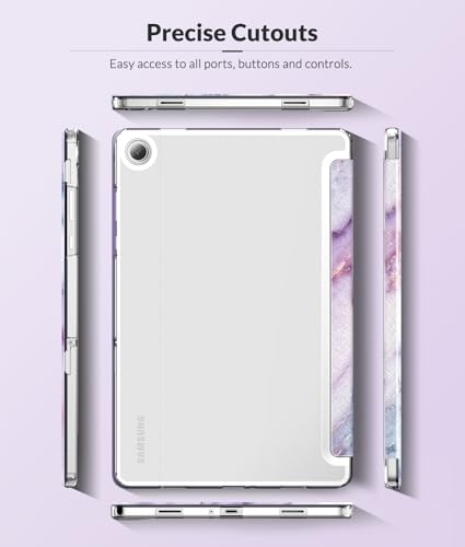Image of MoKo Case for Samsung Galaxy Tab A11+ Plus 11 inch 2025, Purple Marble