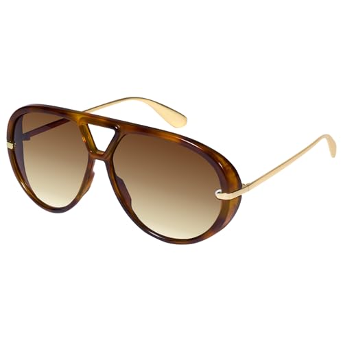 mosanana Trendy Oversized Big Aviator Retro 70s 2025 Sunglasses for Women Men Cute Vintage Fashion Large Pilot Shield Tortoise Gradient Brown Lens MS52478