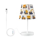 【Taille parfaite】Deux tailles disponibles, petite lampe de chevet pour chambre à coucher de tailles : 15 cm de profondeur x 27 cm de haut, grande taille de la lampe de chevet décorative : 20 cm de profondeur x 30 cm de haut, c'est la lampe idéale pour la chambre, le salon, la salle d'étude, la cuisine, la chambre d'enfants pour les filles et les garçons, le restaurant, le bureau. Il ne prendra pas trop de place et répondra à vos besoins d'éclairage.