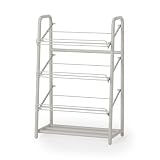 無印良品 スチールパイプシューズラック ウォームグレー 幅53×奥行29×高さ79cm 83412111