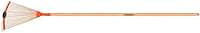 Vassoura Metálica Regulável 22 Dentes, Cabo De Madeira 120 Cm