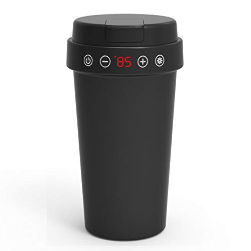 Tetera eléctrica acero inoxidable 350ml 12V con display LCD miniatura 1