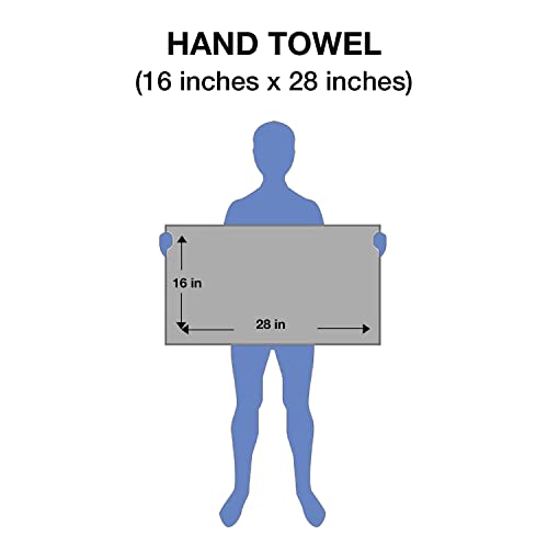 Bht Towels - 100% Cotton Thick & Large 600 Gsm Hand Towel - Genuine Ringspun, Luxury Hotel & Spa Quality (Set Of 4 Hand Towels, Light Pink) #TOP4